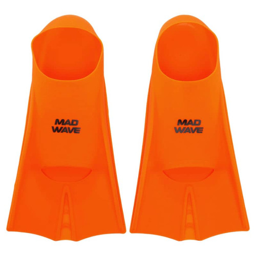 Ласти для тренувань у басейні короткі із закритою п"ятою MadWave Flippers M (38-41), помаранчевий, код: M074302_MOR
