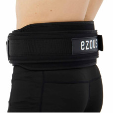 Пояс атлетичний посилений регульований Ezous Training Belt розмір L, чорний, код: O-04_L