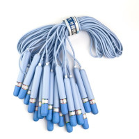 Скакалка дитяча з пластмасовими ручками SNS TS-6086-Blue 10 шт в упаковці, код: 50035-SNS