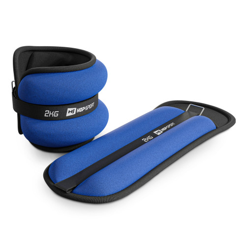 Обважнювачі для ніг та рук Hop-Sport HS-S004WB 2х2кг сині, код: 5902308226401
