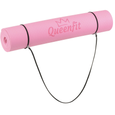Килимок (мат) для фітнесу та йоги Queenfit Premium TPE 0,5см рожевий, код: 5907766664086