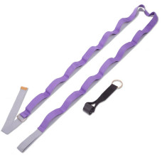 Стрічка для розтяжки FitGo Stretch Strap 38х3100 мм блакитний, код: PL-1796_N