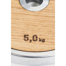 Диск Nohrd WeightPlate Classic Walnut 5 кг, горіх, код: O-NH-26.333-IN