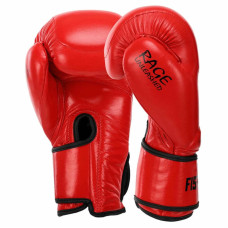 Боксерські рукавиці шкіряні Fistrage 14oz, червоний, код: VL-4295_14R