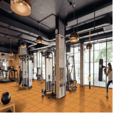 Гумова плитка EcoGuma Standart 40 мм (помаранчевий), код: EG40A