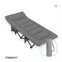 Туристична розкладачка EasyFit CozyCamp з чохлом, код: EF-2850-GY