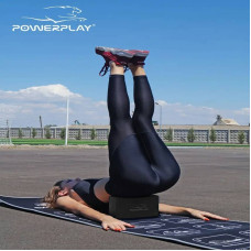 Блок для йоги PowerPlay Yoga Brick EVA чорний, код: PP_4006_Black