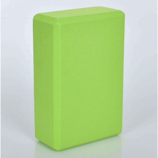 Блок для йоги Generation Fitness FF22E1 green (зелений), код: 523491-AX