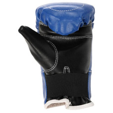 Снарядні рукавички Boxer розмір L, синій-чорний, код: 2015_L_BLBK-S52