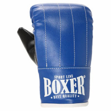 Снарядні рукавички Boxer розмір L, синій-чорний, код: 2015_L_BLBK-S52