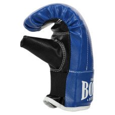Снарядні рукавички Boxer розмір L, синій-чорний, код: 2015_L_BLBK-S52