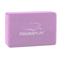 Блок для йоги PowerPlay Yoga Brick фіолетовий, код: PP_4006_Violet_Yoga_Brick