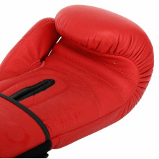 Боксерські рукавиці шкіряні Hard Touch 12 унцій, червоний, код: BO-4230_12R