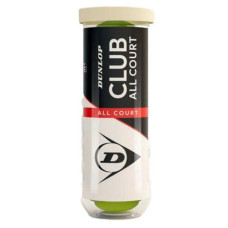 М'яч тенісний Dunlop Club all court, 3 шт, банка., код: 601629