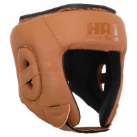 Шолом боксерський відкритий шкіряний Hard Touch M, коричневий, код: BO-4232_MBR