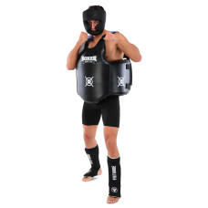 Захист корпусу (жилет) тренера Boxer чорний, код: 2039-01-S52