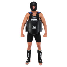 Захист корпусу (жилет) тренера Boxer чорний, код: 2039-01-S52