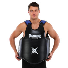 Захист корпусу (жилет) тренера Boxer чорний, код: 2039-01-S52