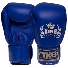 Рукавички боксерські Top King Ultimate шкіряні 18 унцій, білий, код: TKBGUV_18W-S52