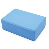 Йога блок FitGo 23х15х7.5см, голубий, код: 3158B-1