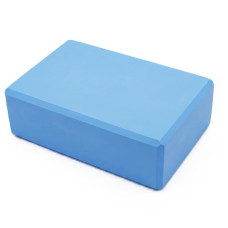 Йога блок FitGo 23х15х7.5см, голубий, код: 3158B-1