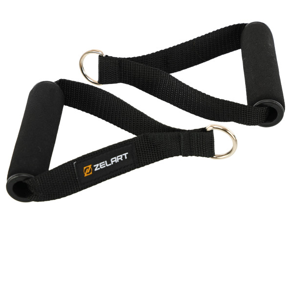 Еспандер багатофункціональний для фітнесу 5 жгутів Zelart Resistance Band в чохлі різнокольоровий, код: FI-5449