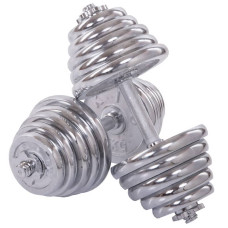 Гантелі розбірні хромовані BioGym 2x20кг, код: TA-80002-40-S52