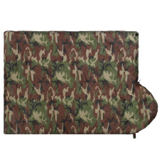 Спальний мішок ковдру з капюшоном Camping камуфляж Woodland, код: SY-7373