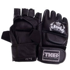 Рукавички для змішаних єдиноборств MMA Top King Ultimate шкіряні L, чорний, код: TKGGU_LBK