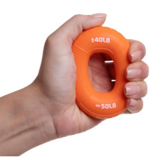 Еспандер кистьовий Кільце Jello 40-50LB помаранчевий, код: FI-3815_OR-S52