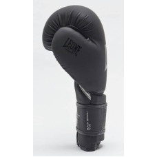 Боксерські рукавички Leone Mono Black 10 унцій, код: 500152_10