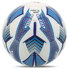 М"яч футбольний Soccermax Hybrid №5 PU, білий-синій, код: FB-4166_WBL