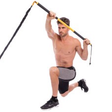 Тренажер FitGo RipTrainer Resistance Bar чорний-жовтий, код: FI-6421
