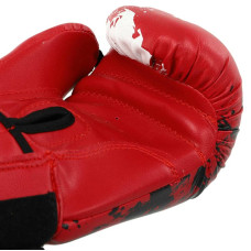 Боксерські рукавички Mike Tyson PVC 14 унції, червоний, код: VL-8448_14R
