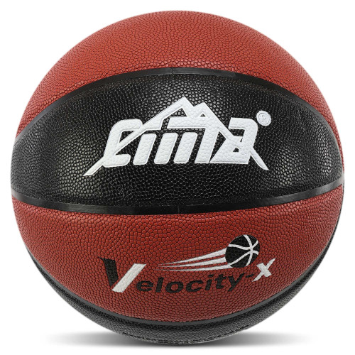 М'яч баскетбольний Cima Velocity-X розмір №7, коричневий-чорний, код: BA-5987