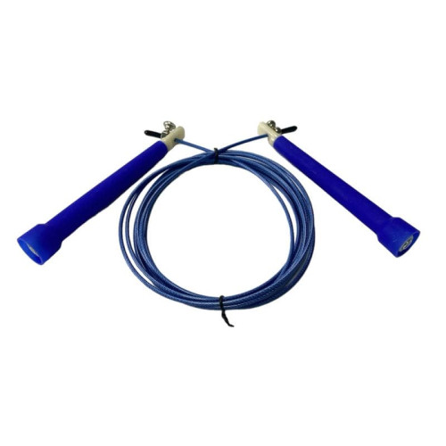 Скакалка для кросфіту SNS С-10-blue 300 см, синій, код: 12692-SNS