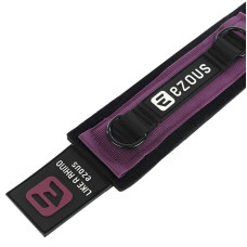 Лямка для ніг Ezous Training Leg Straps 700x65 мм, 1шт, чорний-фіолетовий, код: H-03