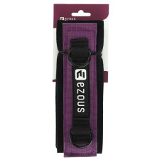 Лямка для ніг Ezous Training Leg Straps 700x65 мм, 1шт, чорний-фіолетовий, код: H-03