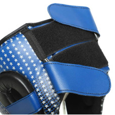 Шолом боксерський в мексиканському стилі PVC Top King XL, синій, код: TPK012_XLBL
