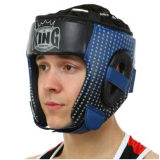 Шолом боксерський в мексиканському стилі PVC Top King XL, синій, код: TPK012_XLBL
