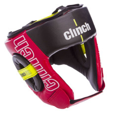 Шолом боксерський відкритий Clinch PU L червоний, код: C142_LR-S52