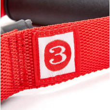 Еспандер трубчастий Adidas Power Tube 122 см, чорний-червоний, код: 885652000284