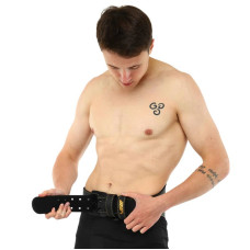 Пояс атлетичний шкіряний Velo 2XL ширина-15см, чорний-золотий, код: VL-9738_2XL