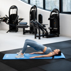 Килимок (мат) для фітнесу та йоги Gymtek NBR 1,5см голубий, код: 5907766660217
