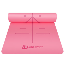 Йога-мат Hop-Sport PU 0,5см 183 x 68см HS-P005GM рожевий, код: 5902308230224