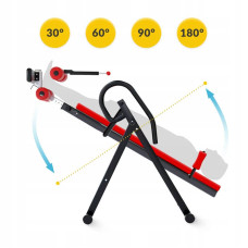 Стіл інверсійний 4Fizjo регульований Black/Red, код: P-5905973401944