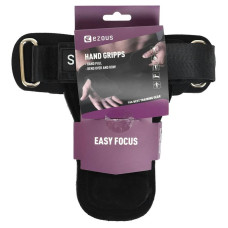 Накладки для підтягування та тяги Ezous Hand Grip Thicker Layers 2 шт, чорний, код: D-17