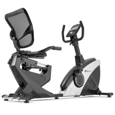 Горизонтальний велотренажер Hop-Sport HS-070L Helix iConsole+ сріблястий, код: 5902308223998