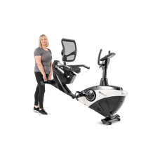 Горизонтальний велотренажер Hop-Sport HS-070L Helix iConsole+ сріблястий, код: 5902308223998