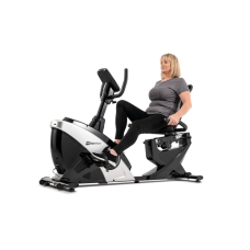 Горизонтальний велотренажер Hop-Sport HS-070L Helix iConsole+ сріблястий, код: 5902308223998